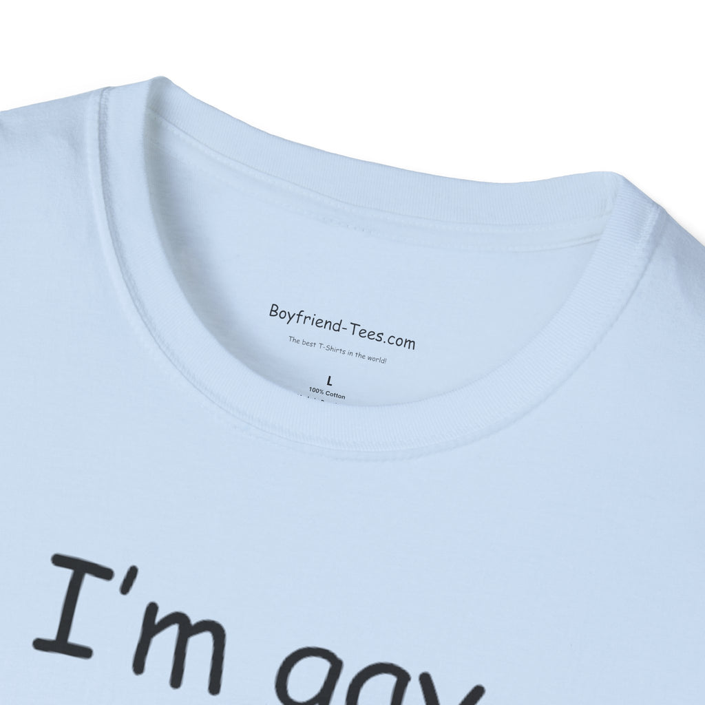 Funny "I'm Gay" Tee shirt, gag gift