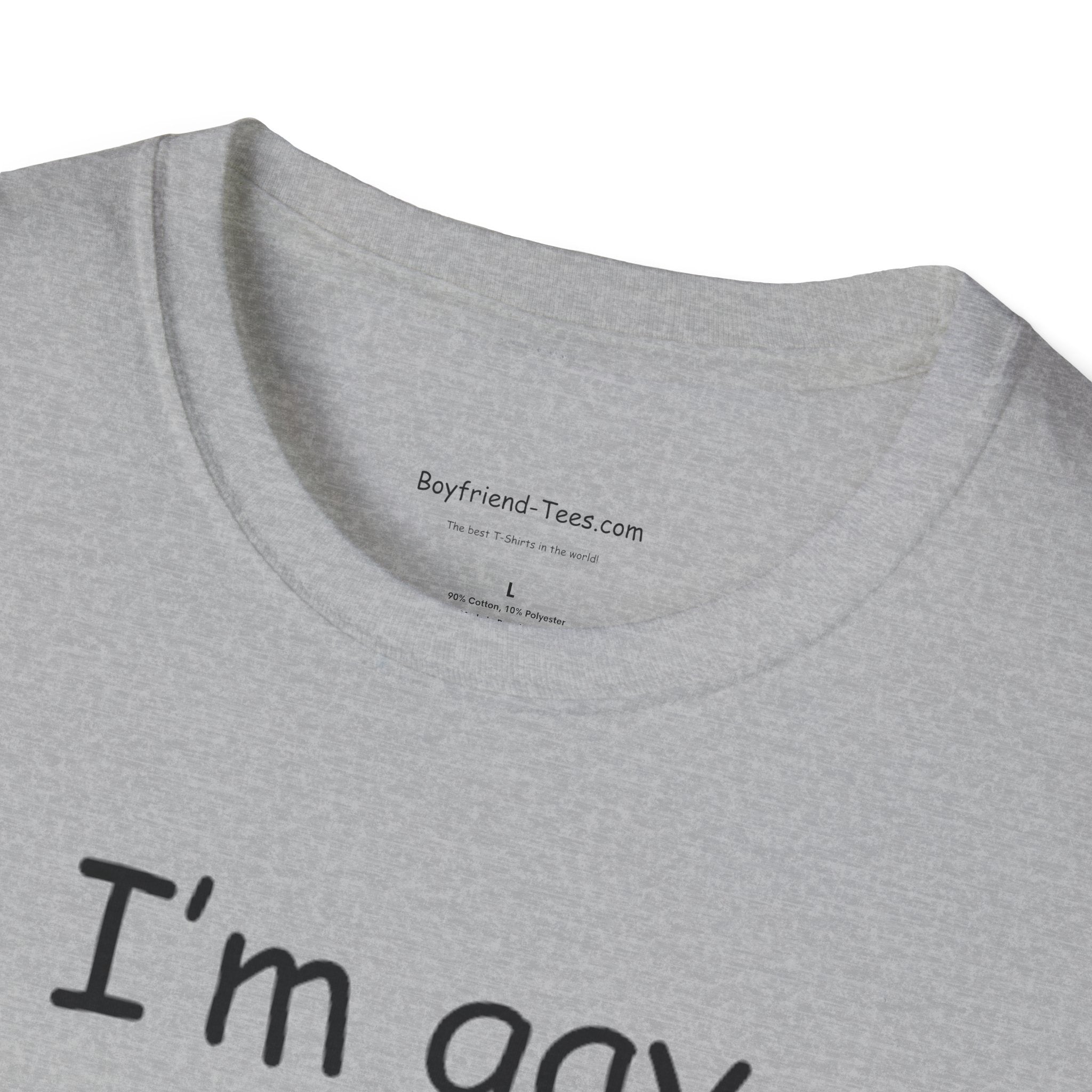 Funny "I'm Gay" Tee shirt, gag gift