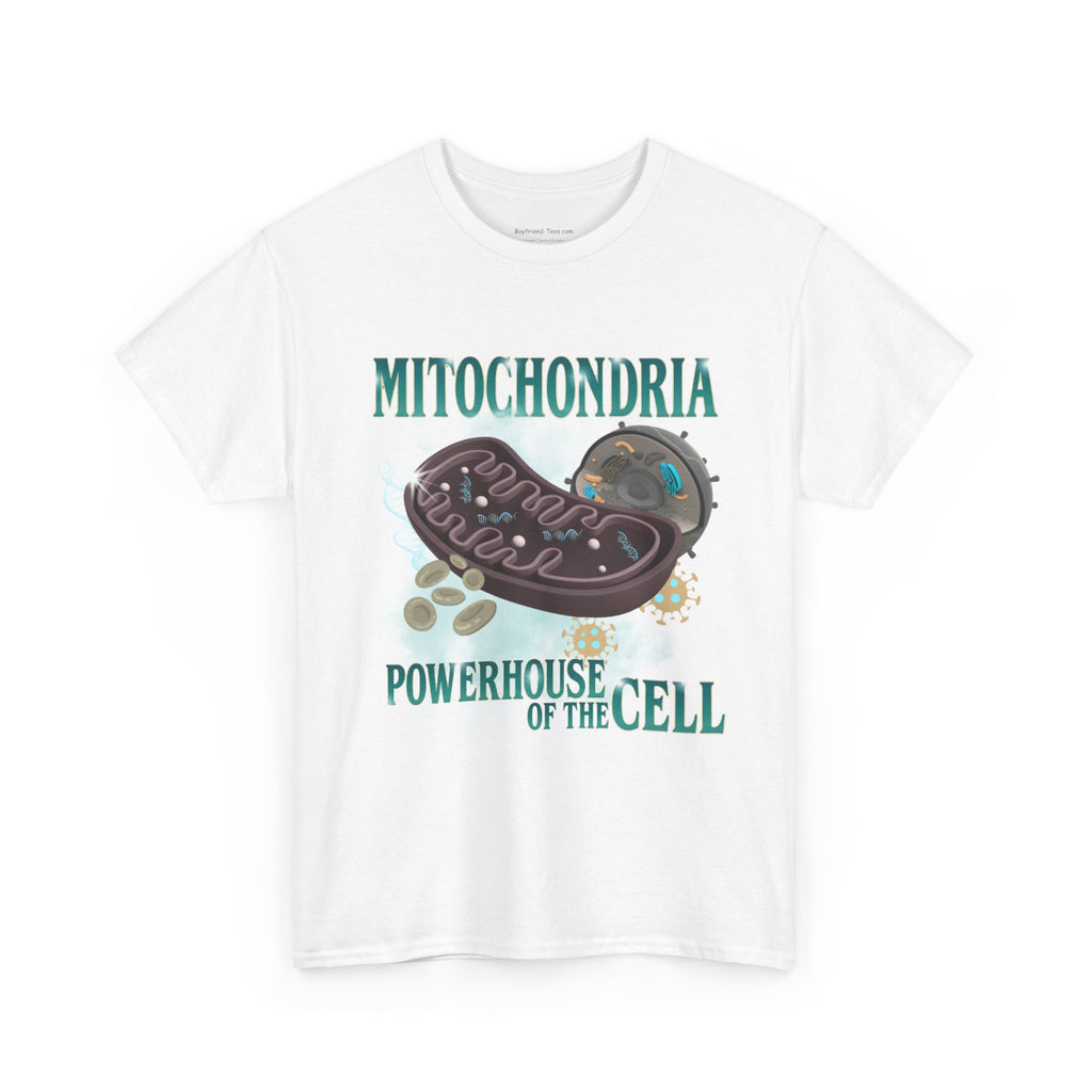 Mitochondria Tee, Unisex Heavy Cotton Tee