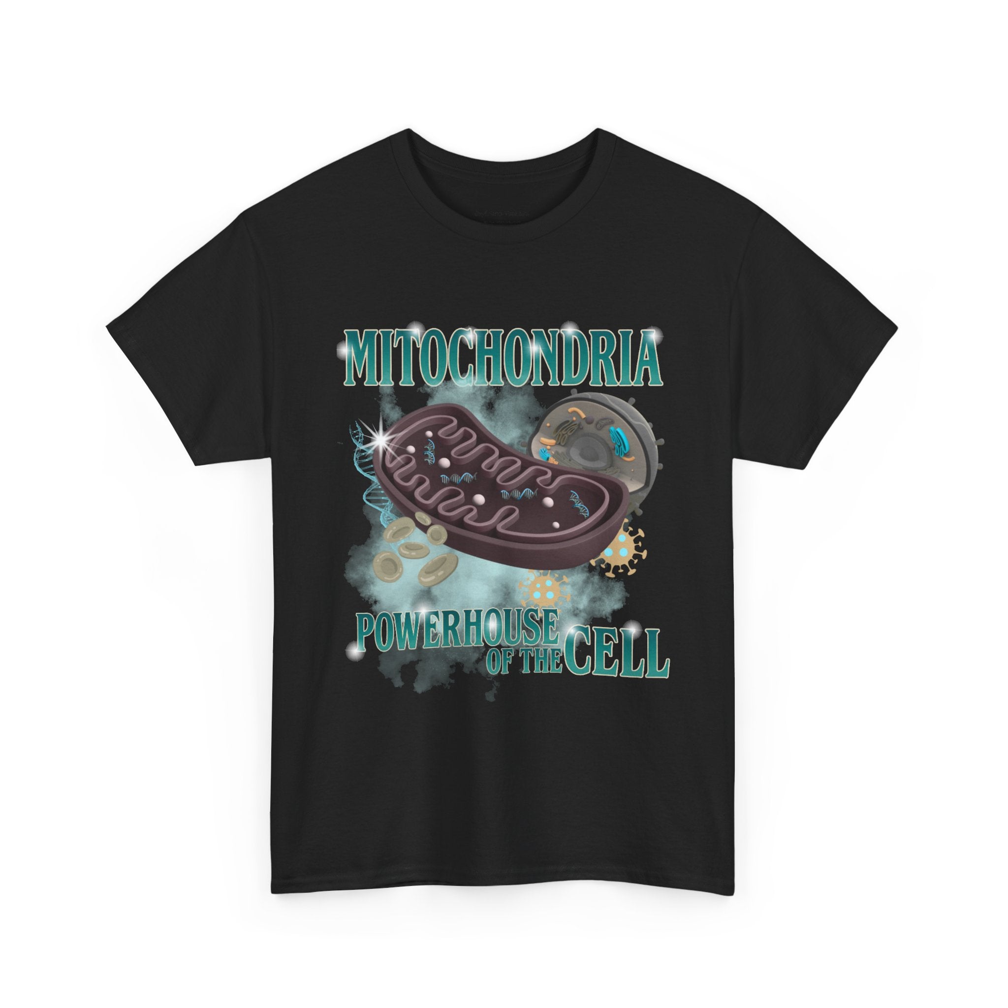 Mitochondria Tee, Unisex Heavy Cotton Tee
