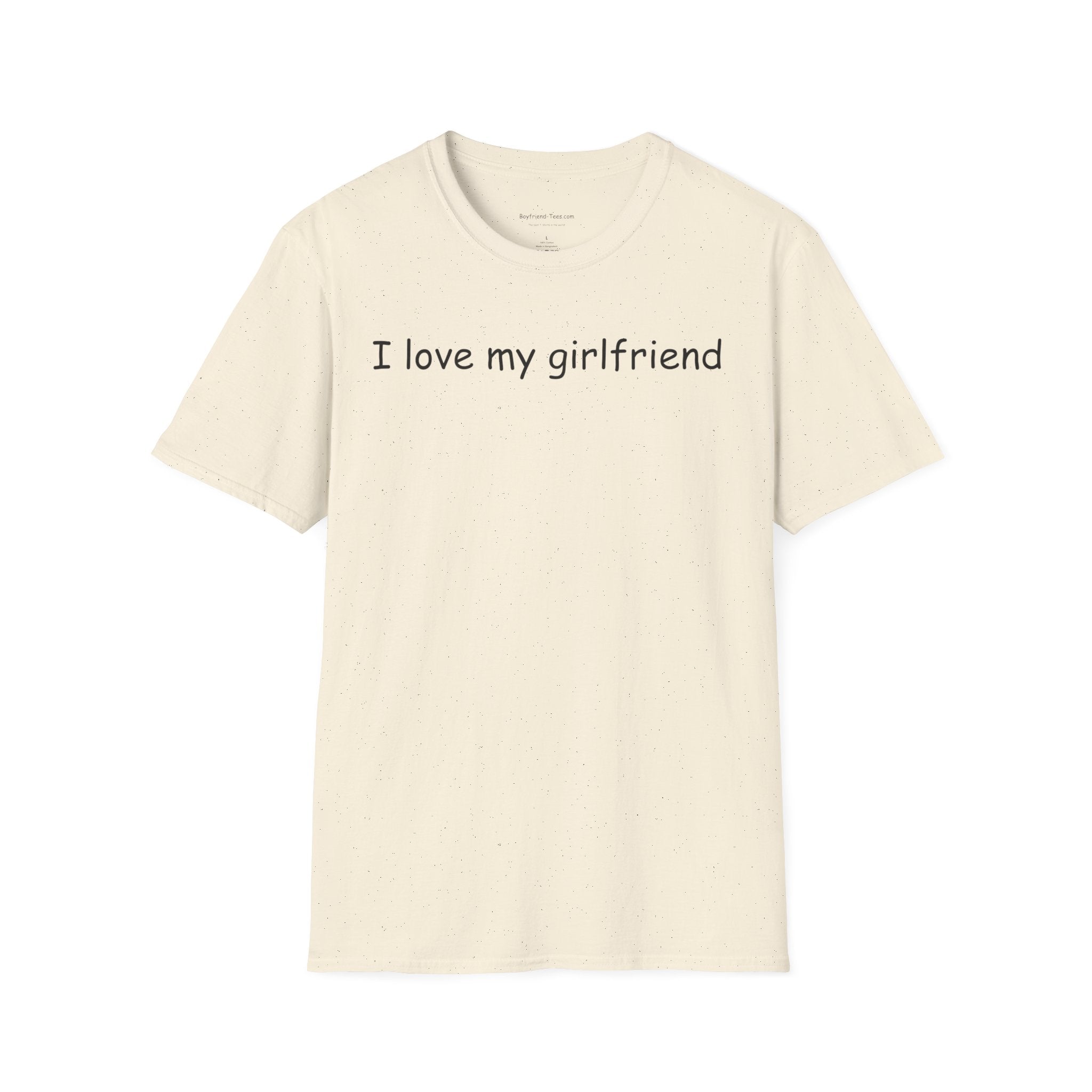 Simple Love T-Shirt | I Love My Girlfriend Tee, Gift for Girlfriend, Casual Style, Anniversary, Valentine's Day, Everyday Wear