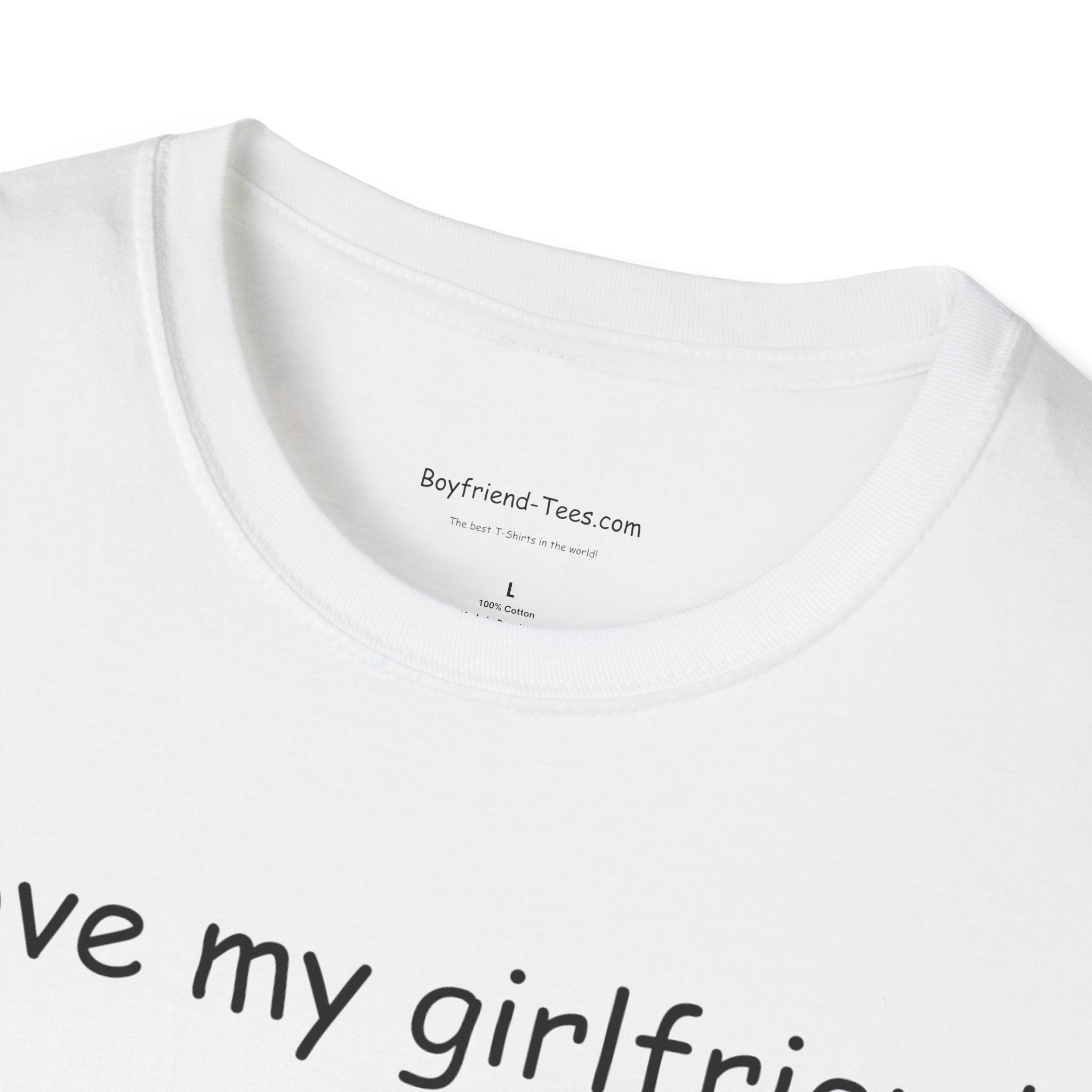 Simple Love T-Shirt | I Love My Girlfriend Tee, Gift for Girlfriend, Casual Style, Anniversary, Valentine's Day, Everyday Wear